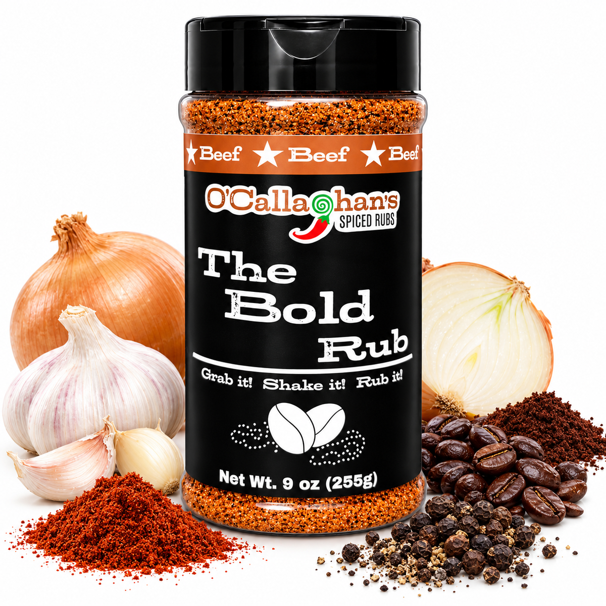 O’Callaghan’s The Bold Signature Rub – 9oz (255 g)
