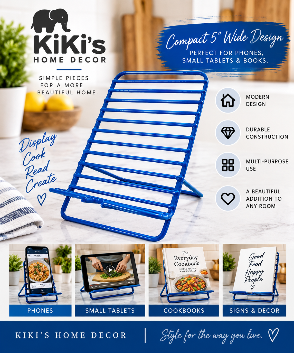 Kiki’s Home Decor Phone & Tablet Cradle