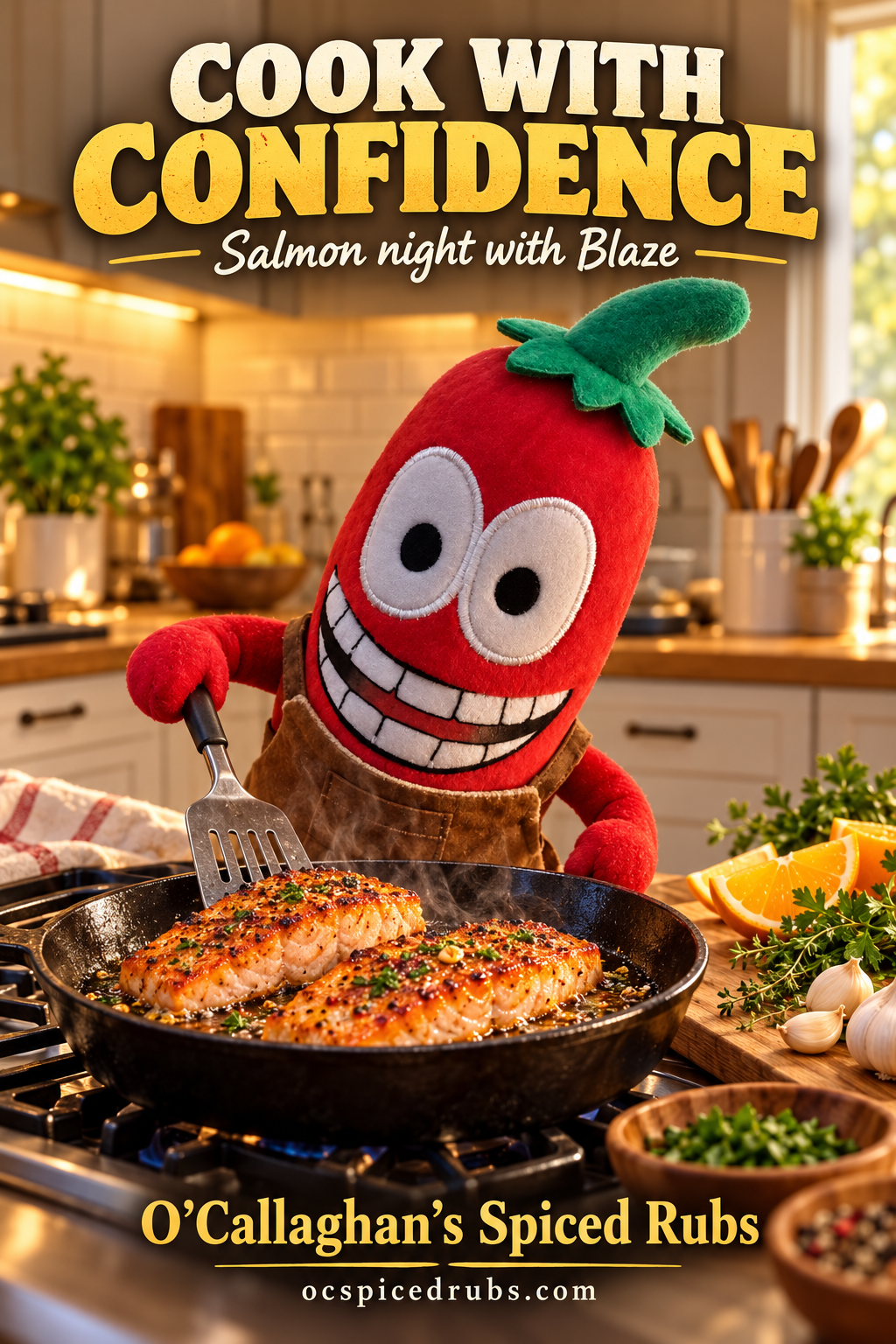 Blaze the Pepper – Official Mascot Plushie (8")