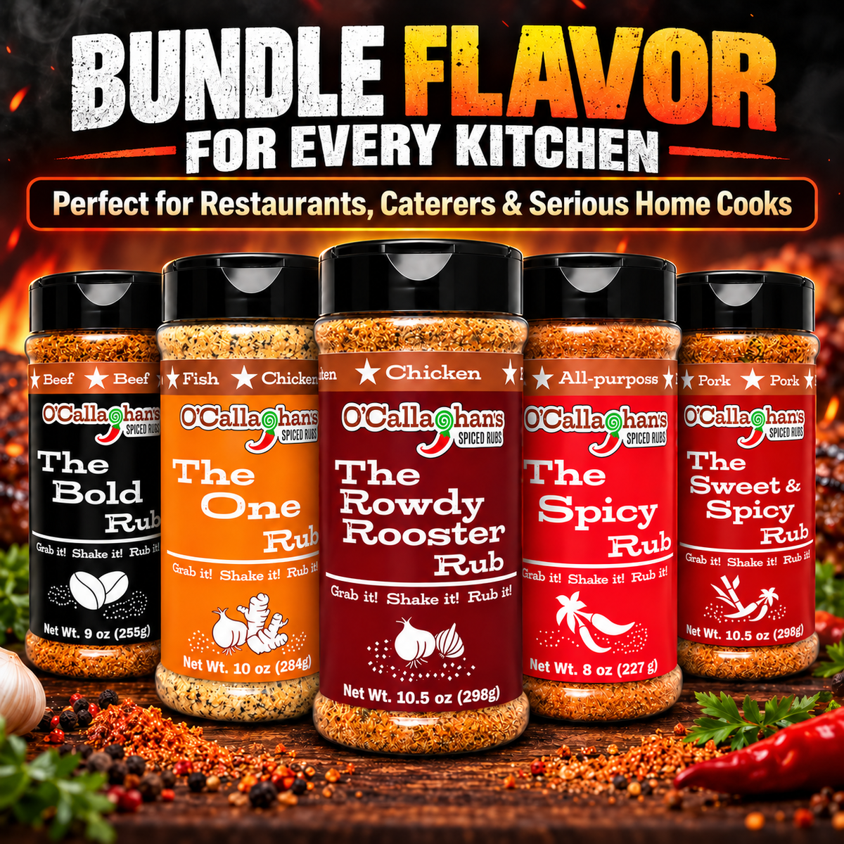 O'Callaghan's Signature Rub Bundle