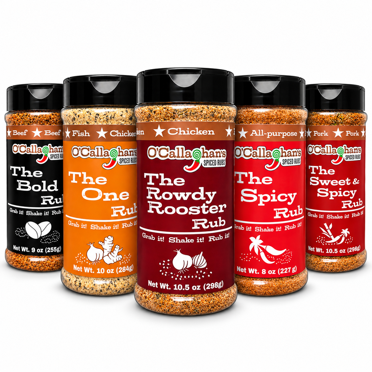 Large Shaker Bottle Rub Bundle