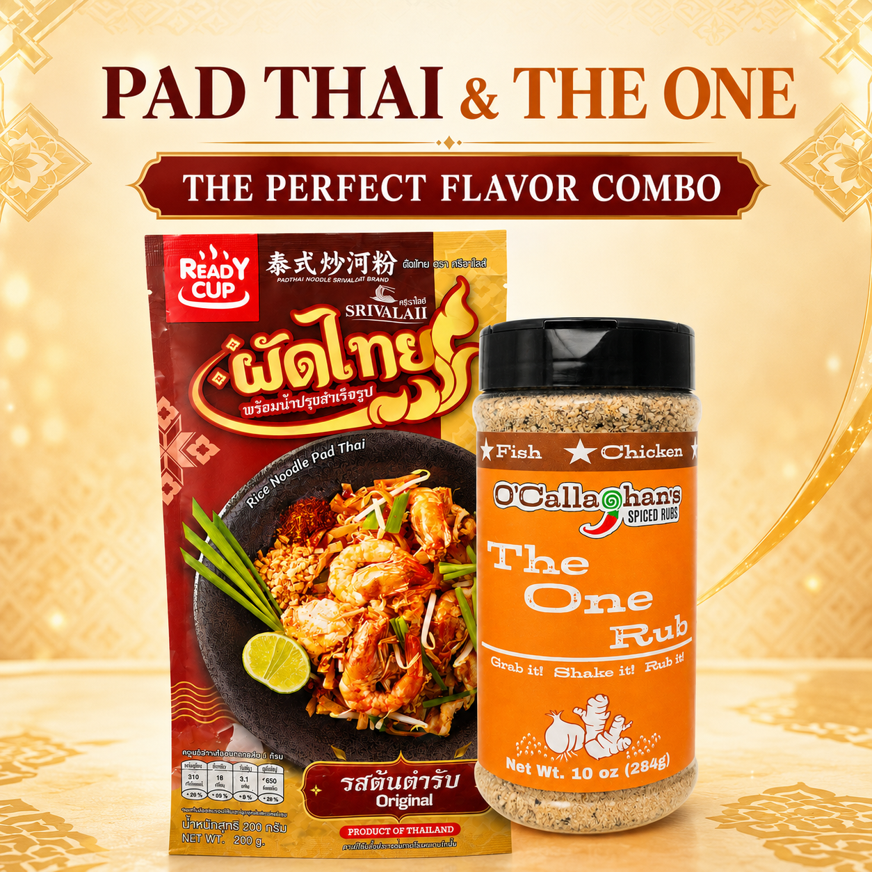 Pad Thai & The One Signature Rub Combo