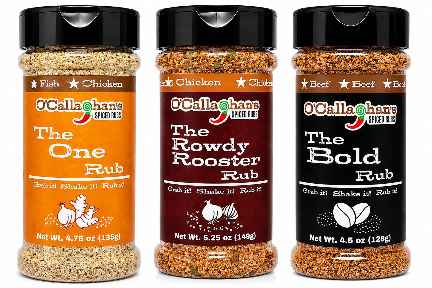 O’Callaghan’s Signature Rub Trio